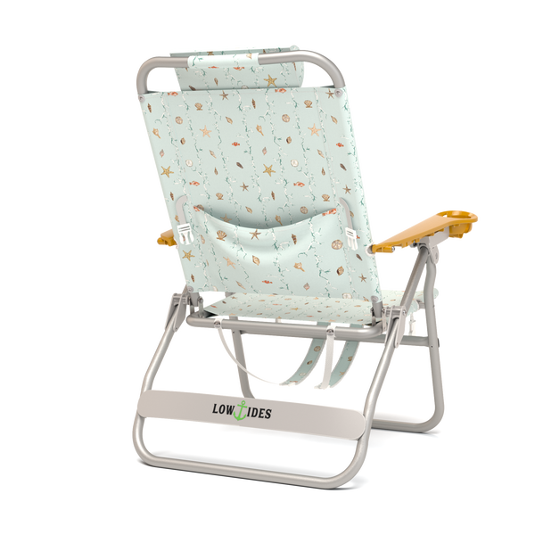 Evelyn Henson Dune High Beach Chair in Sea Island