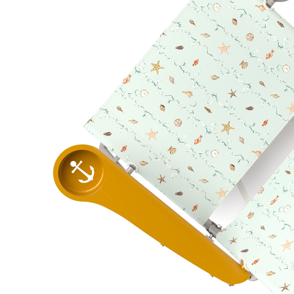 Evelyn Henson Dune High Beach Chair in Sea Island