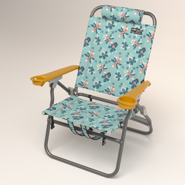 Jetty Dune High Beach Chair in Iris Mint