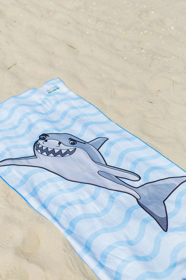 FishFlops® Chomper The Shark Eco Beach Towel