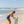 Load image into Gallery viewer, Evelyn Henson Sandbar Low Beach Chair in Sea Island