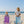 Load image into Gallery viewer, FishFlops® Gully Child Beach Chair in Violet The Seahorse