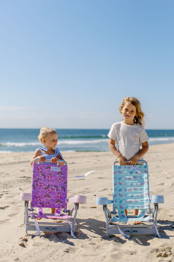 FishFlops® Gully Child Beach Chair in Violet The Seahorse