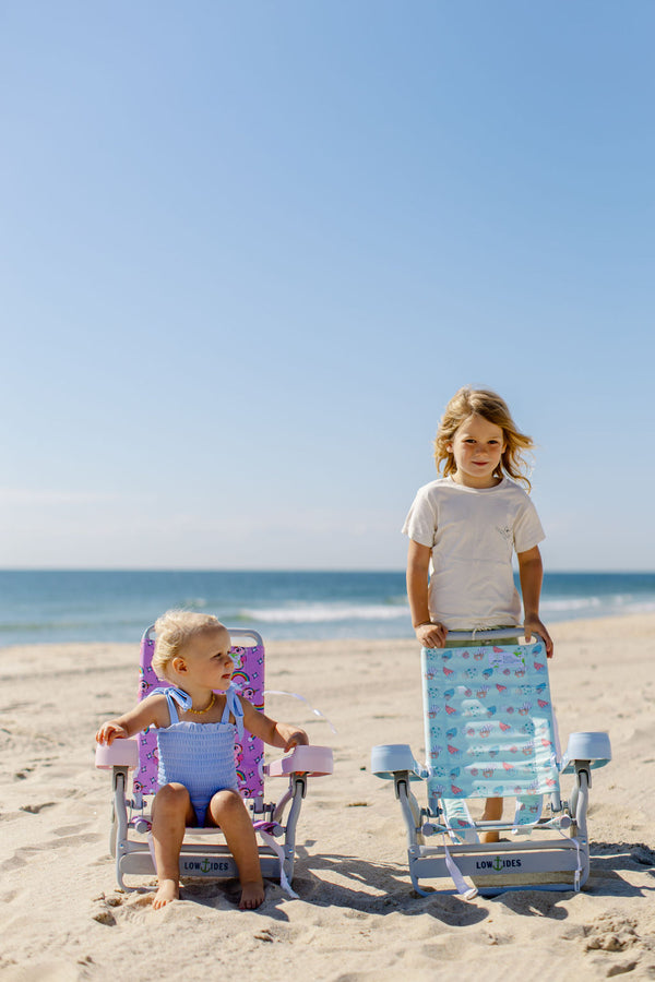 FishFlops® Gully Child Beach Chair in Violet The Seahorse