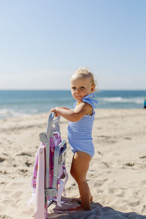 FishFlops® Gully Child Beach Chair in Violet The Seahorse