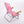 Load image into Gallery viewer, Evelyn Henson Sandbar Low Beach Chair in Flamingo