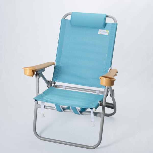 Dune High Backpack Beach Chair in Sea Jet