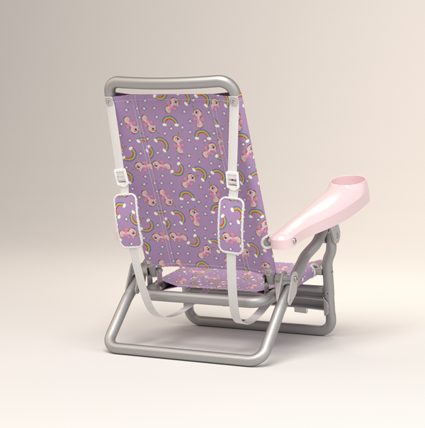FishFlops® Gully Child Beach Chair in Violet The Seahorse