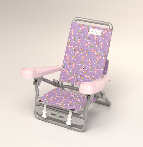 FishFlops® Gully Child Beach Chair in Violet The Seahorse