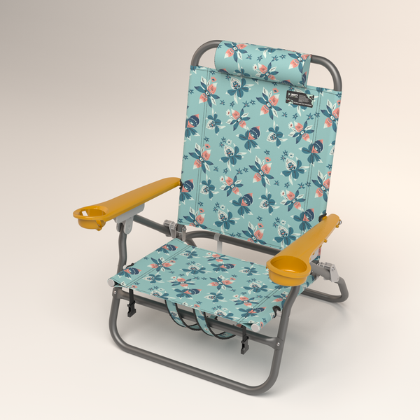 Jetty Sandbar Low Beach Chair in Iris Mint