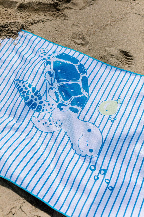 Laura Ashley x LowTides Sea Turtle Eco Beach Towel