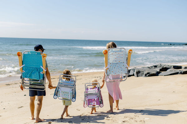 Evelyn Henson Sandbar Low Beach Chair in Sea Island