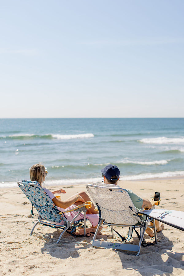 Jetty Sandbar Low Beach Chair in Iris Mint