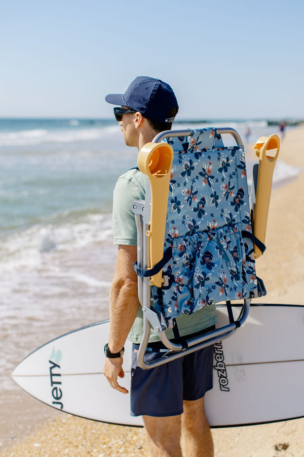 Jetty Sandbar Low Beach Chair in Iris Mint