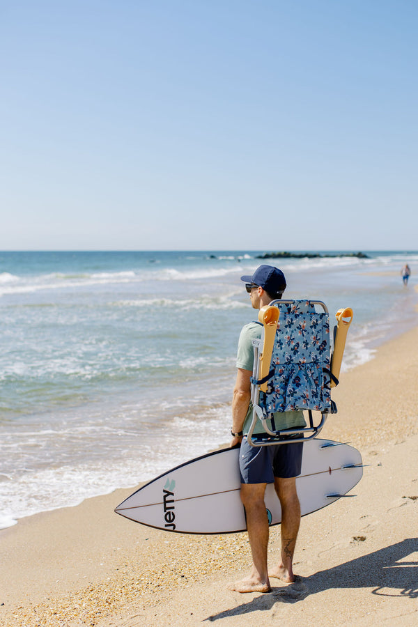 Jetty Sandbar Low Beach Chair in Iris Mint