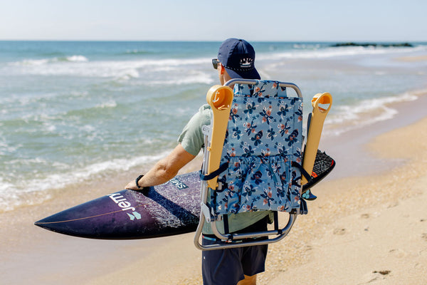 Jetty Sandbar Low Beach Chair in Iris Mint