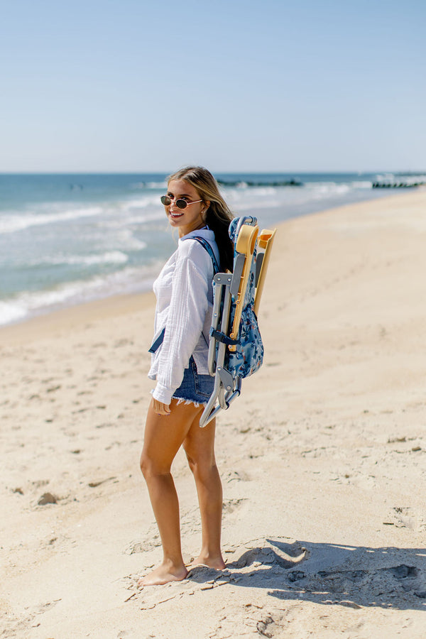 Jetty Sandbar Low Beach Chair in Iris Mint