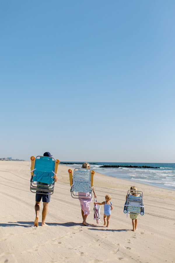 Evelyn Henson Sandbar Low Beach Chair in Sea Island