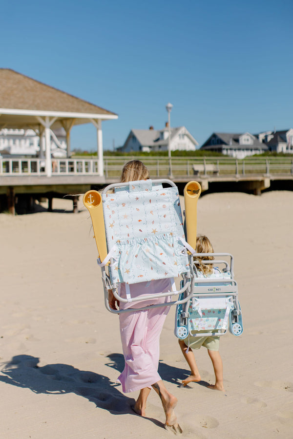 Evelyn Henson Dune High Beach Chair in Sea Island