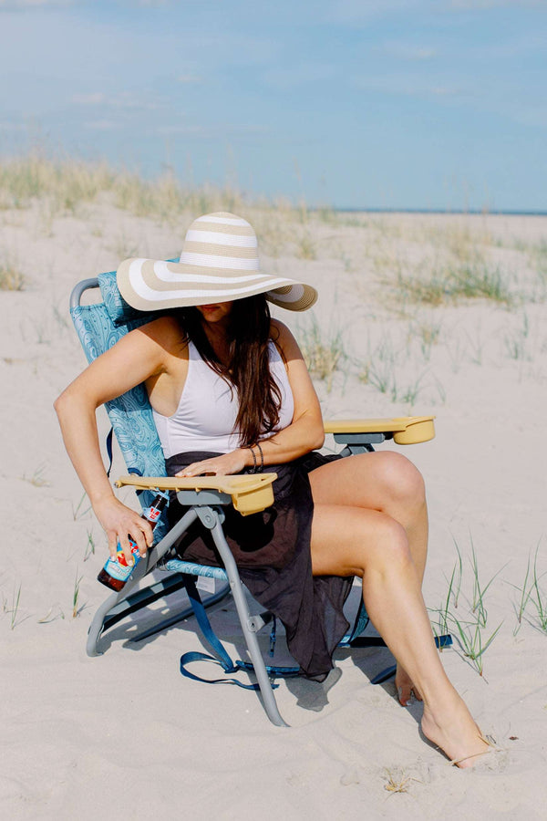 Jetty x LowTides Sandbar Low Beach Chair in Oyster Grounds