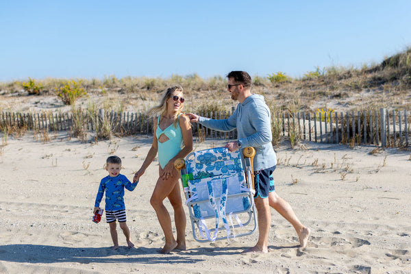 Thomas Paul Sandbar Low Beach Chair in Seahorse Vineyard