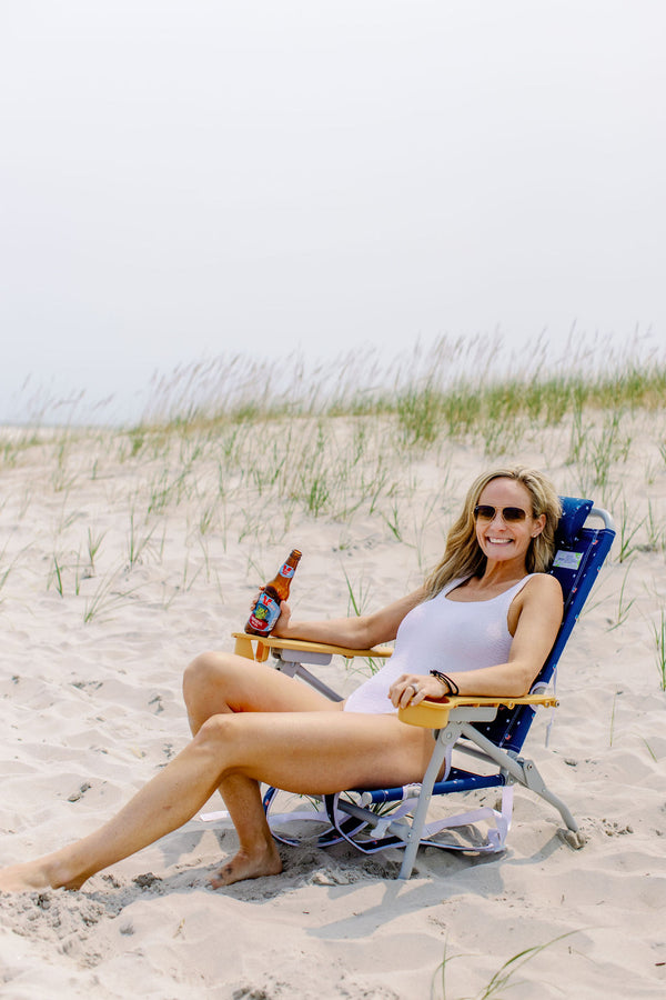 Sandbar Low Beach Chair in American Flag