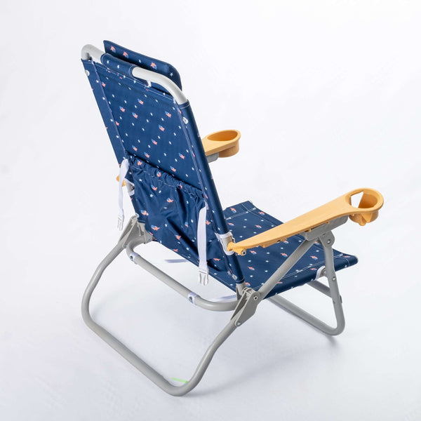 Sandbar Low Beach Chair in American Flag