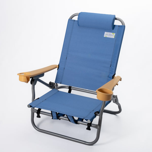 Sandbar Low Beach Chair in Atlantic Blue