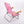 Load image into Gallery viewer, Evelyn Henson Sandbar Low Beach Chair in Flamingo
