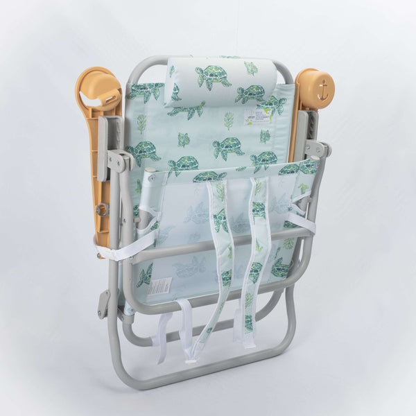 Evelyn Henson Sandbar Low Beach Chair in Sea Turtle