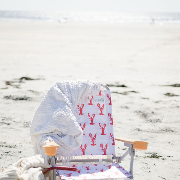 Sara Fitz Dune High Beach Chair in Lobster