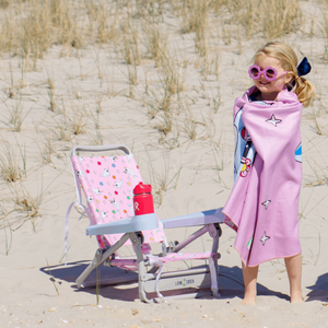 FishFlops® Daisy The Narwhal Beach Chair And Towel Set