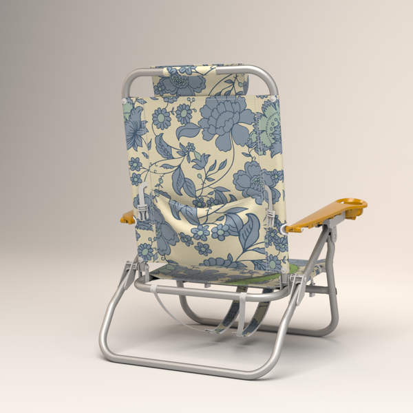 Thomas Paul Sandbar Low Beach Chair in Seahorse Vineyard