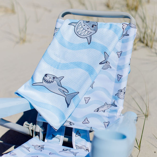FishFlops® Chomper The Shark Beach Chair And Towel Set
