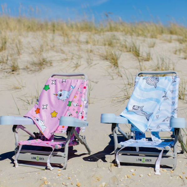 FishFlops® Chomper The Shark Beach Chair And Towel Set